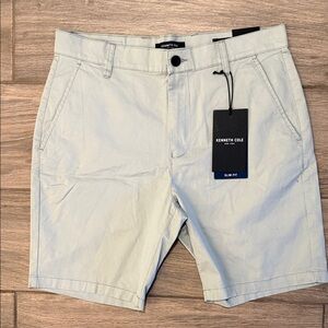 NWT Kenneth Cole New York Chino Shorts Sz 31 slim fit